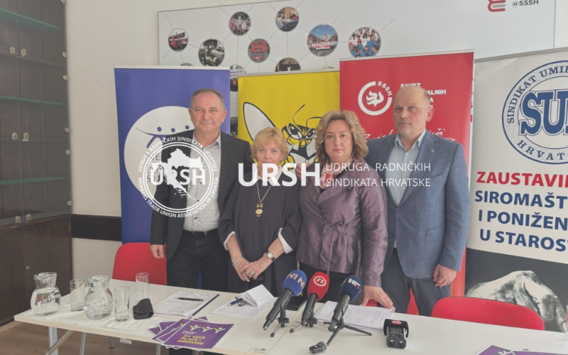 Sindikati pozivaju na prosvjed 18. travnja